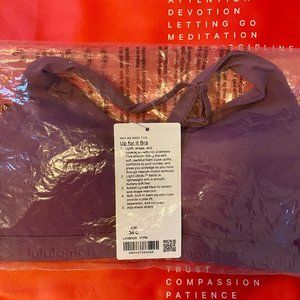 Lululemon Up For It Bra 34C Vintage Plum